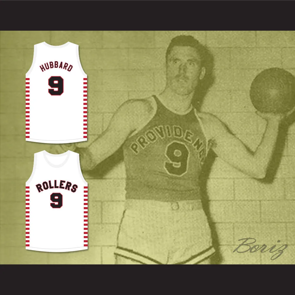 Bob Hubbard 9 Providence Steamrollers White Basketball Jersey 2