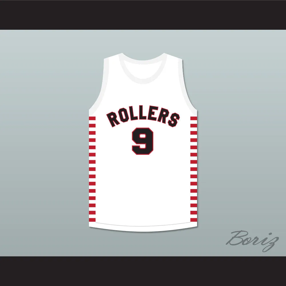 Bob Hubbard 9 Providence Steamrollers White Basketball Jersey 2