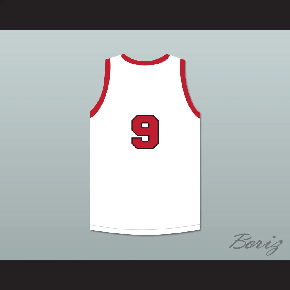 Bob Hubbard 9 Providence Steamrollers White Basketball Jersey 3