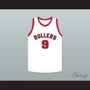 Bob Hubbard 9 Providence Steamrollers White Basketball Jersey 4