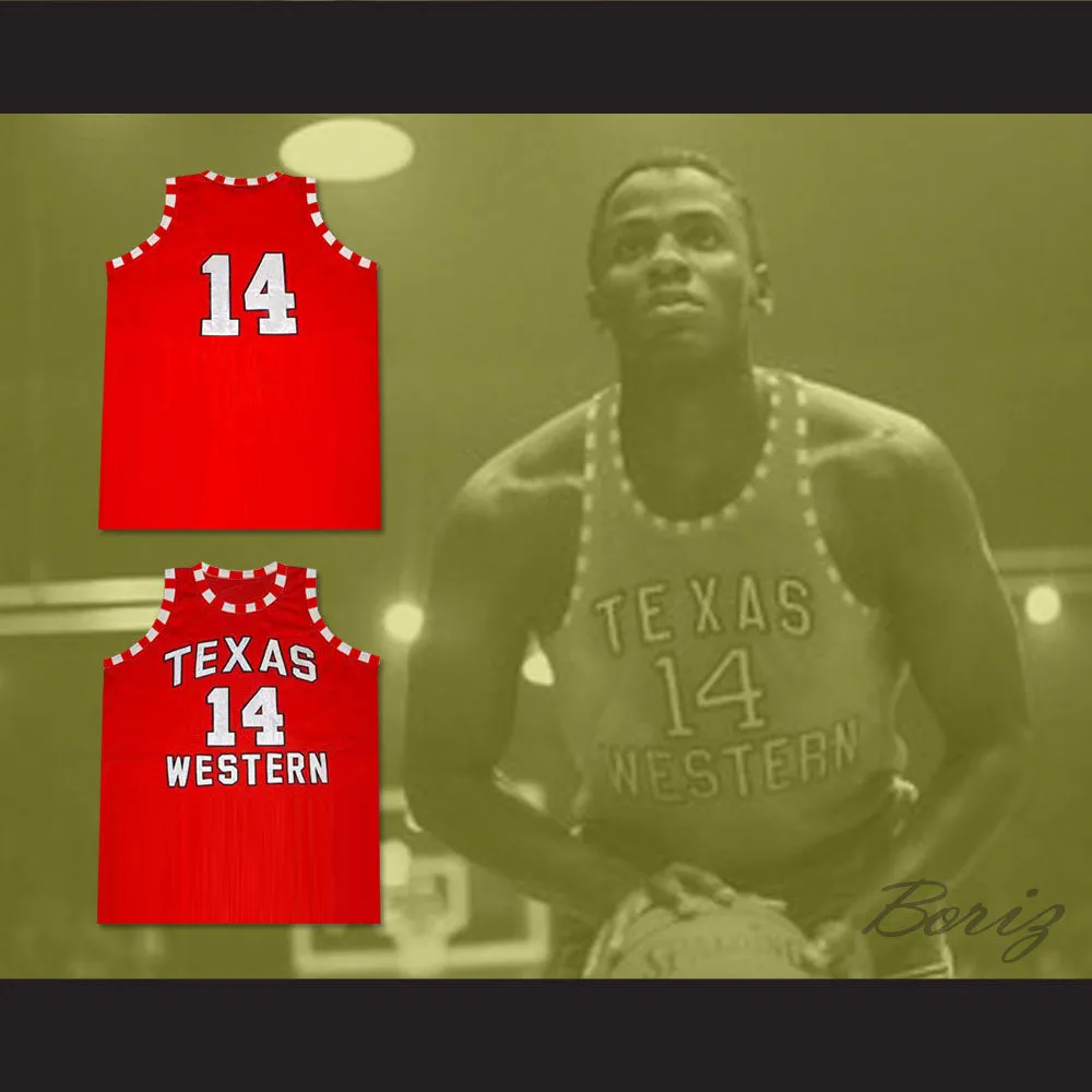 Bobby Joe Hill 14 Texas Western Basketball Jersey Glory Road
