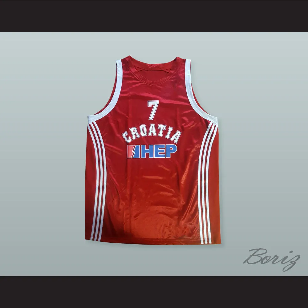 Bojan Bogdanovic 7 Croatia Basketball Jersey