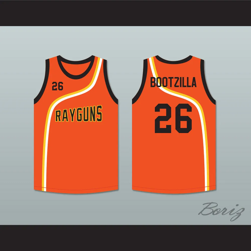 Bootsy 'Bootzilla' Collins 26 Roswell Rayguns Orange Basketball Jersey