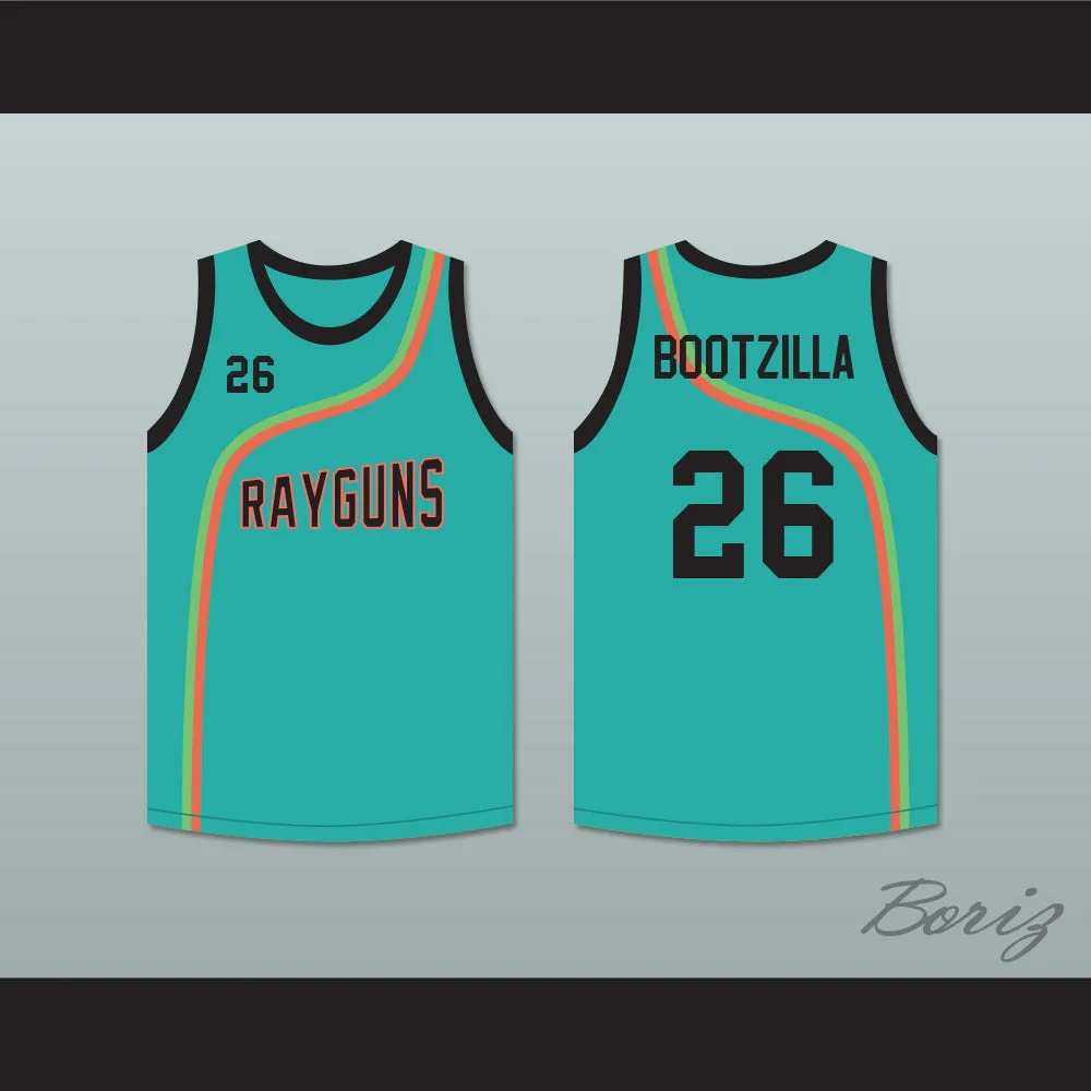 Bootsy 'Bootzilla' Collins 26 Roswell Rayguns Teal Basketball Jersey