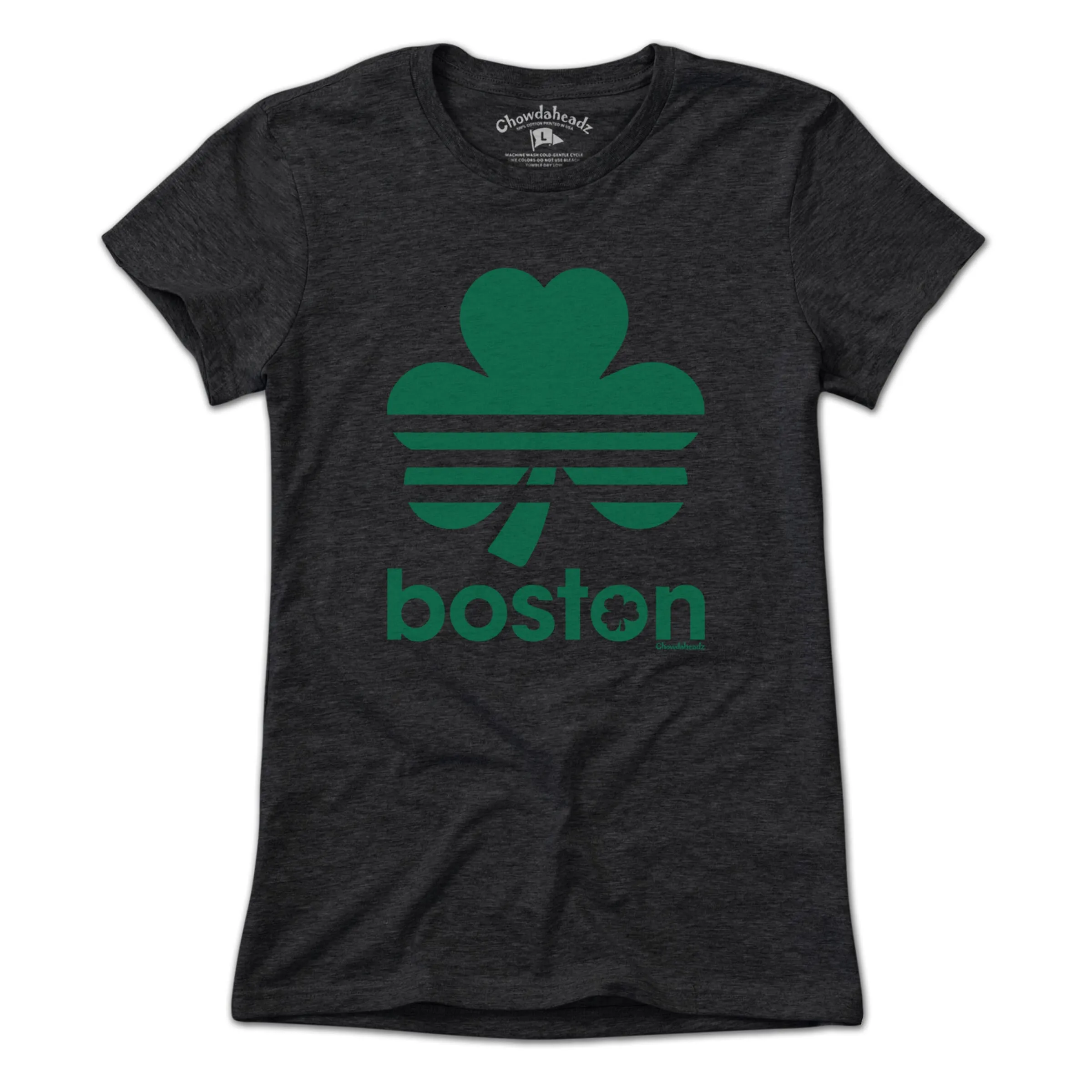 Boston Retro Shamrock Green Line T-Shirt