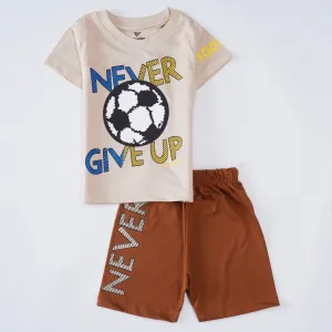 Boys Half Sleeves 2 Piece Suit (Never)