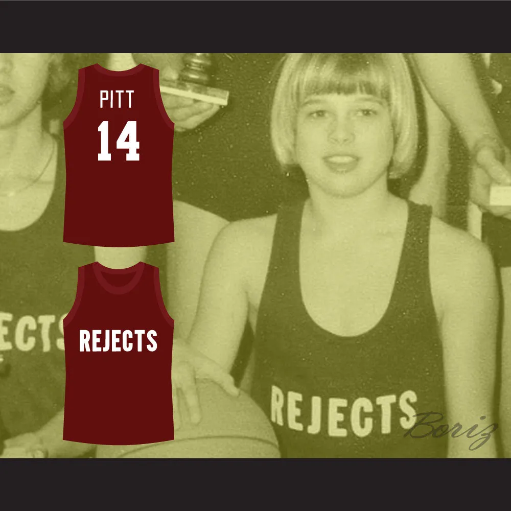 Brad Pitt 14 Cherokee Rejects School Basketball Jersey
