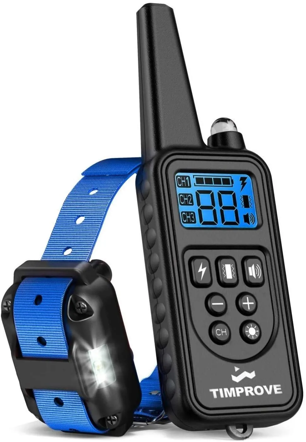 Brand new Timprove Remote Dog Training Collar, Waterproof & Rechargeable for dogs from 5Lb to 88 Lb!