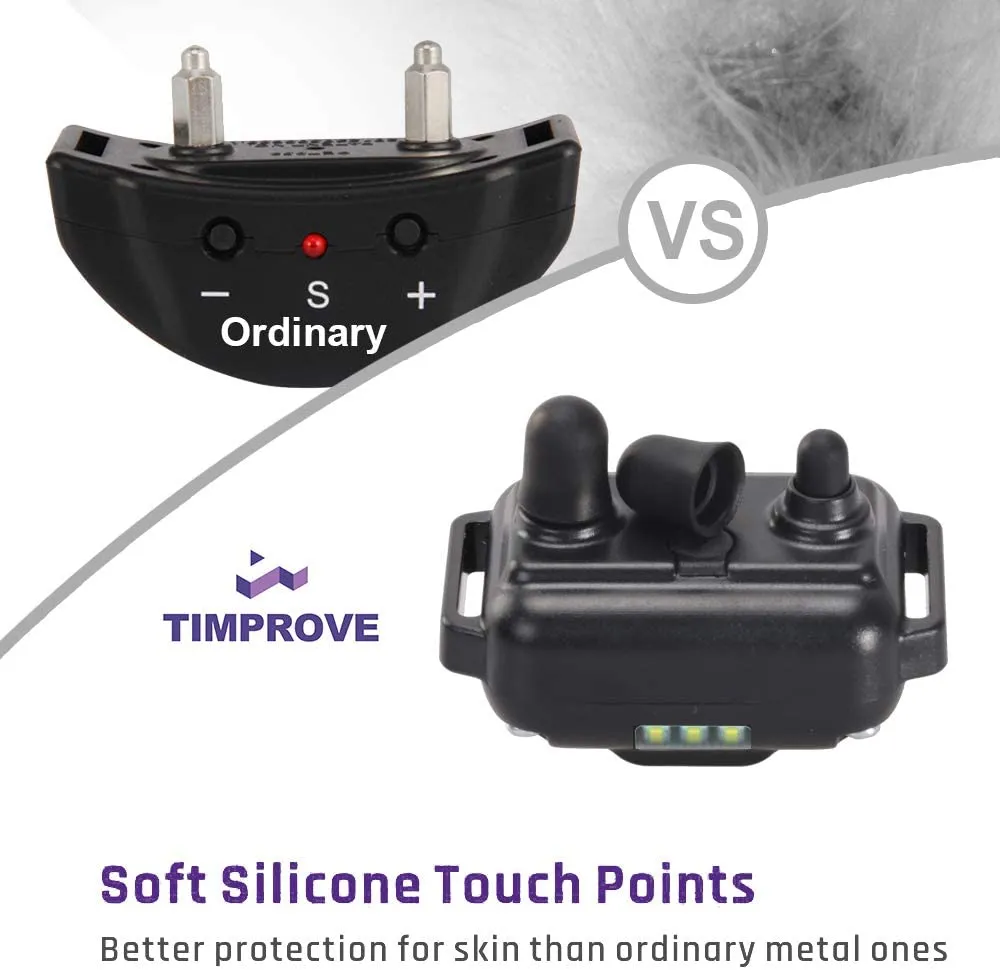 Brand new Timprove Remote Dog Training Collar, Waterproof & Rechargeable for dogs from 5Lb to 88 Lb!