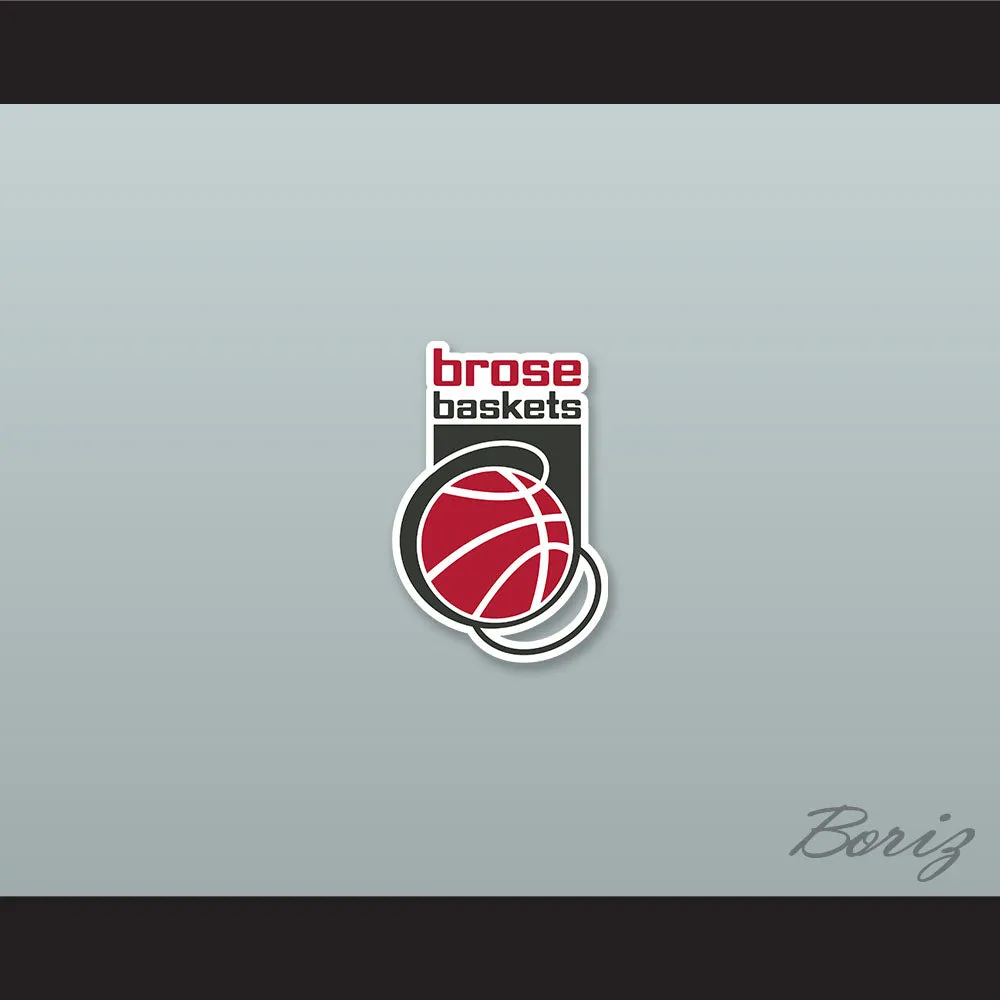 Brose Bamberg Germany 4 Black Basketball Jersey