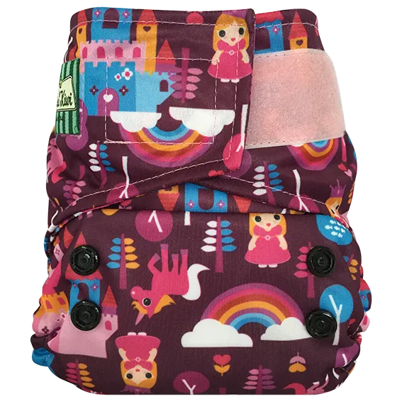 Bummis/Mini Kiwi One Size Pocket Diaper - Hook and Loop (Velcro)
