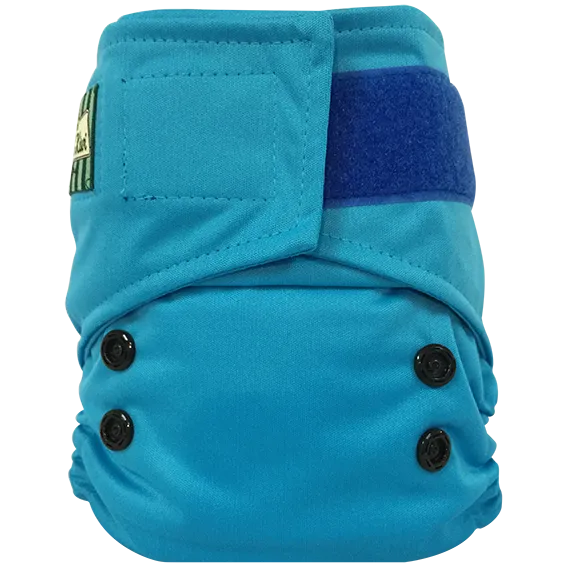 Bummis/Mini Kiwi One Size Pocket Diaper - Hook and Loop (Velcro)