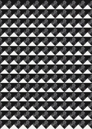 C H Designs "House Of Gray" Vinyl Floorcloths - Spicher & Co.