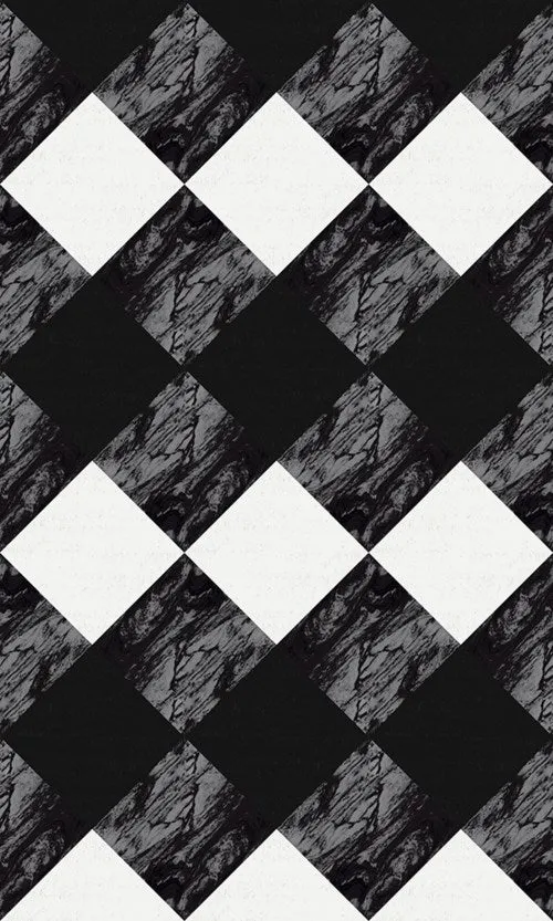 C H Designs "House Of Gray" Vinyl Floorcloths - Spicher & Co.