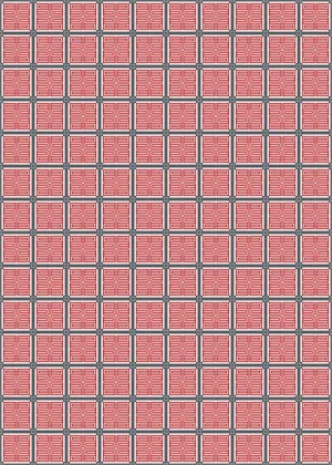 C H Designs "Red Letter" Vinyl Floorcloth - Spicher & Co.