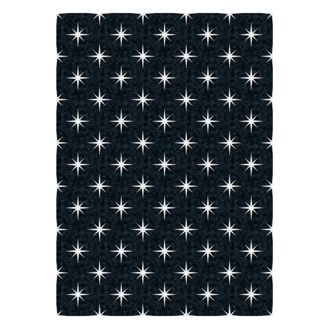 C H Designs "Starry Night" Vinyl Floorcloth - Spicher & Co.