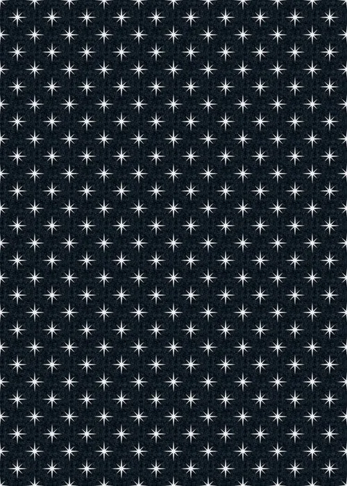 C H Designs "Starry Night" Vinyl Floorcloth - Spicher & Co.