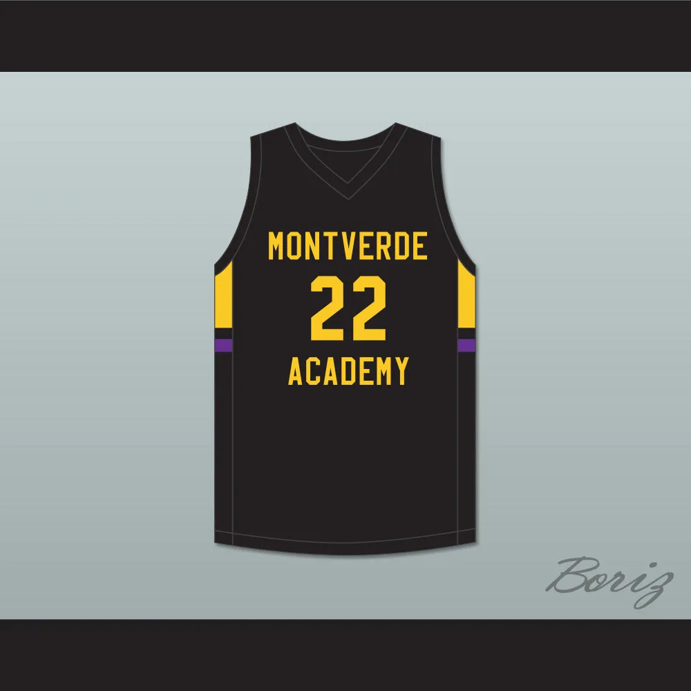 Caleb Houstan 22 Montverde Academy Eagles Black Basketball Jersey 1