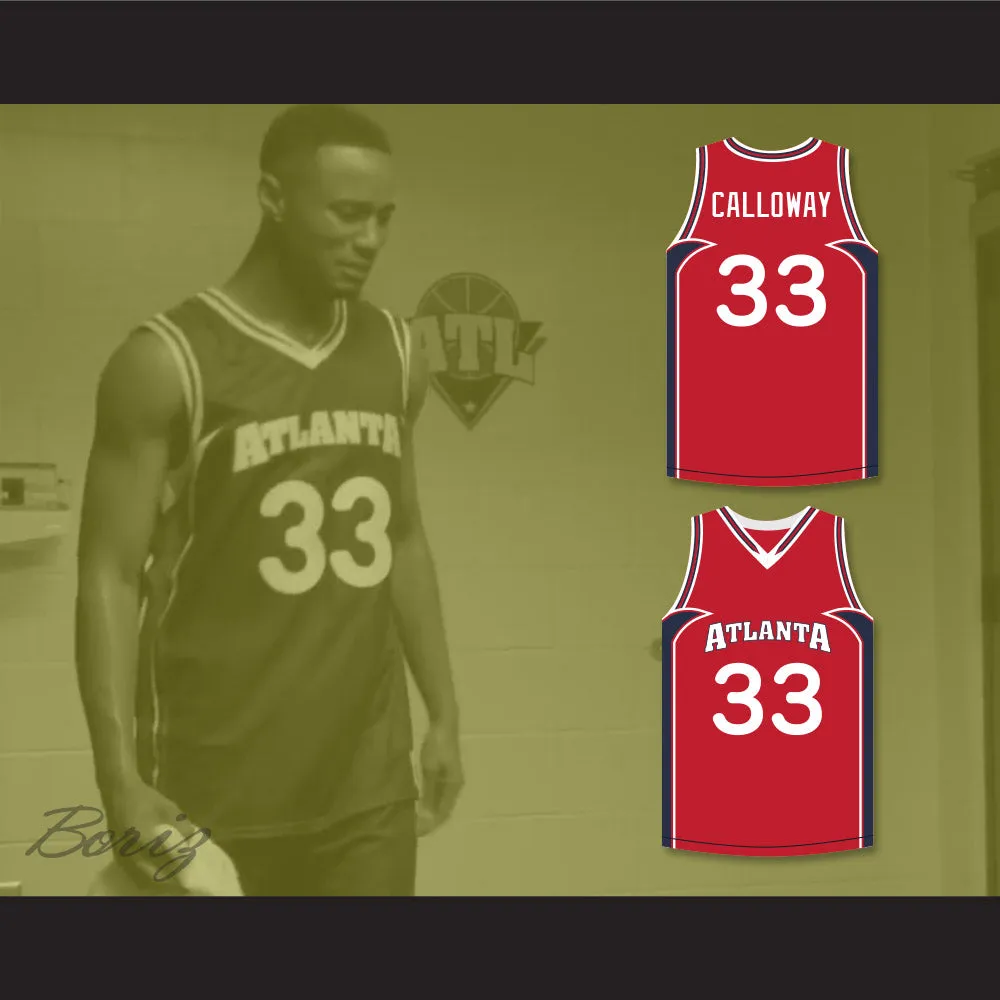 Cam Calloway 33 Atlanta Away Basketball Jersey Survivor's Remorse
