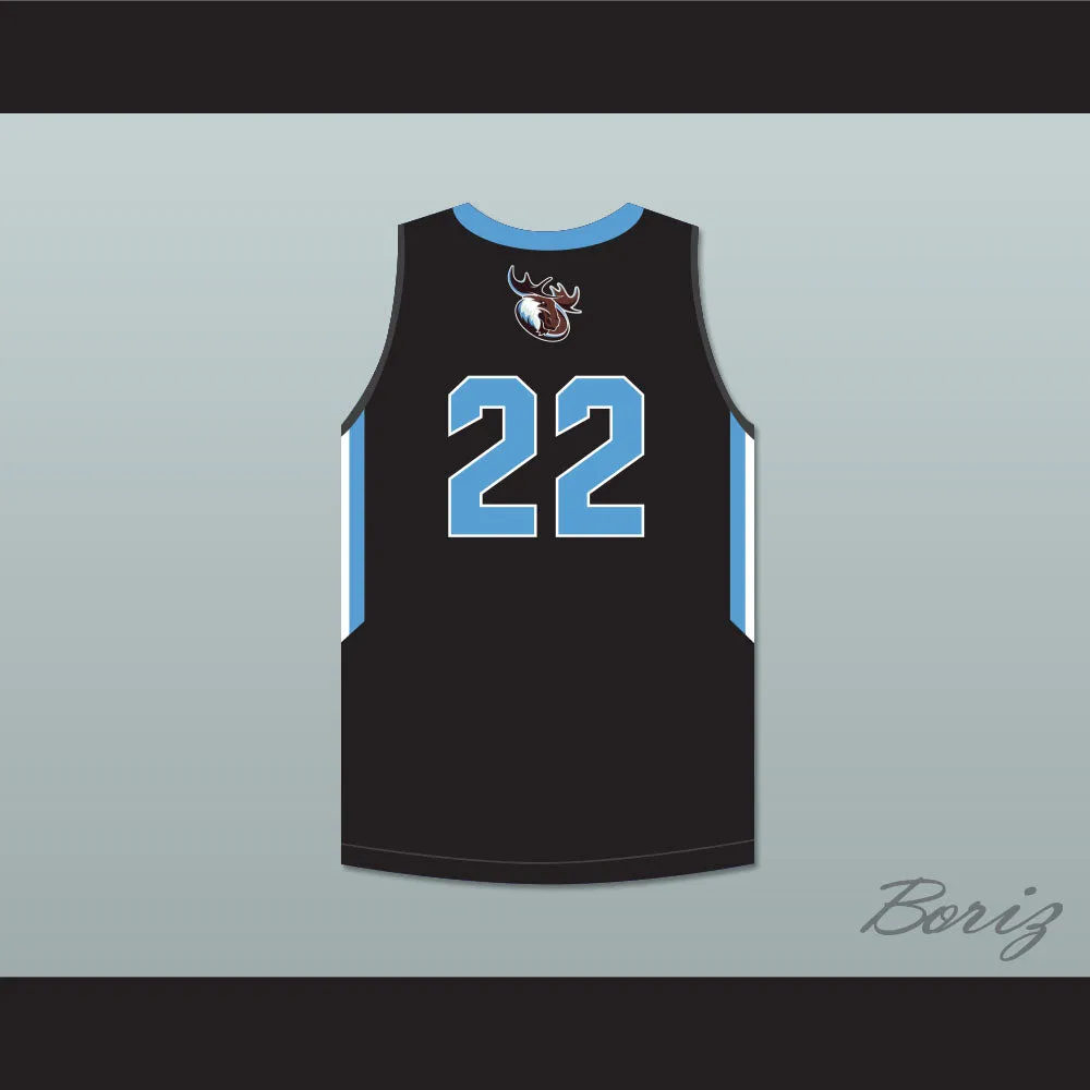 Cam Reddish 22 Westtown School Moose Black Basketball Jersey 1