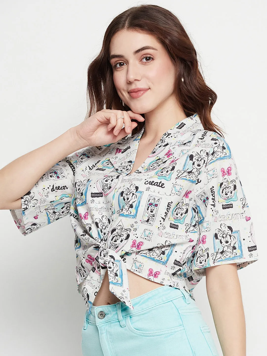 Camla Barcelona White Minnie Shirt