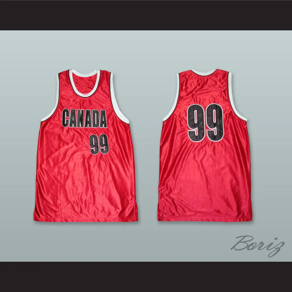 Canada 99 Red Basketball Jersey