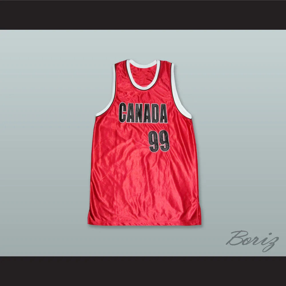 Canada 99 Red Basketball Jersey