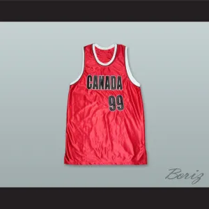 Canada 99 Red Basketball Jersey