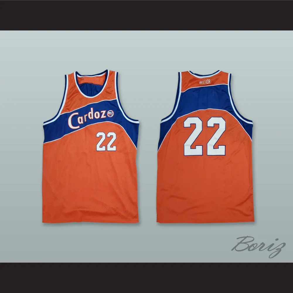 Cardozo Judges 22 Orange Rucker Park Basketball Jersey