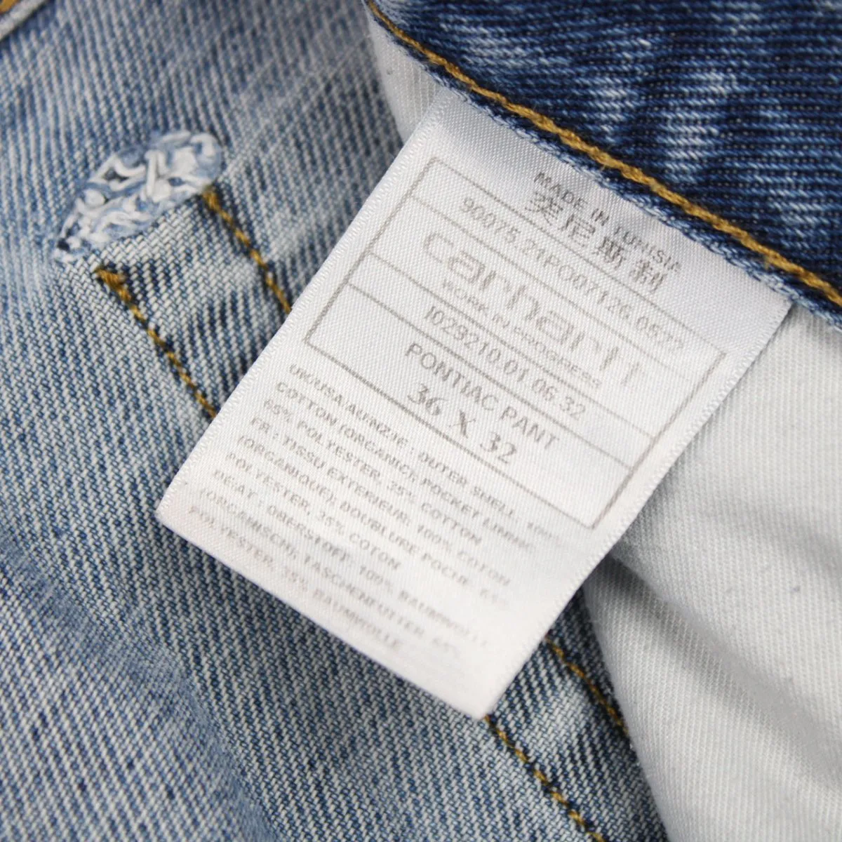 Carhartt WIP Pontiac Pants Vintage Denim