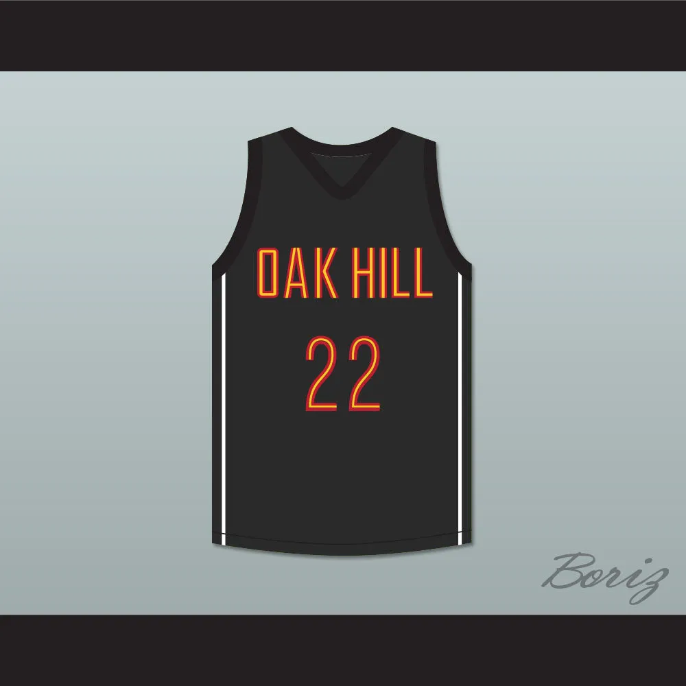Carmelo Anthony 22 Oak Hill Academy Black Basketball Jersey