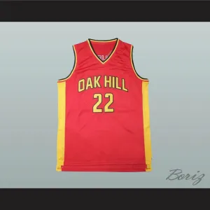 Carmelo Anthony 22 Oak Hill Academy Red Basketball Jersey