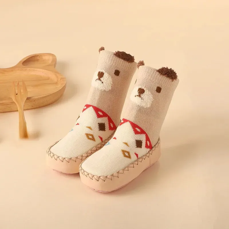 Cartoon Animal Floor Socks