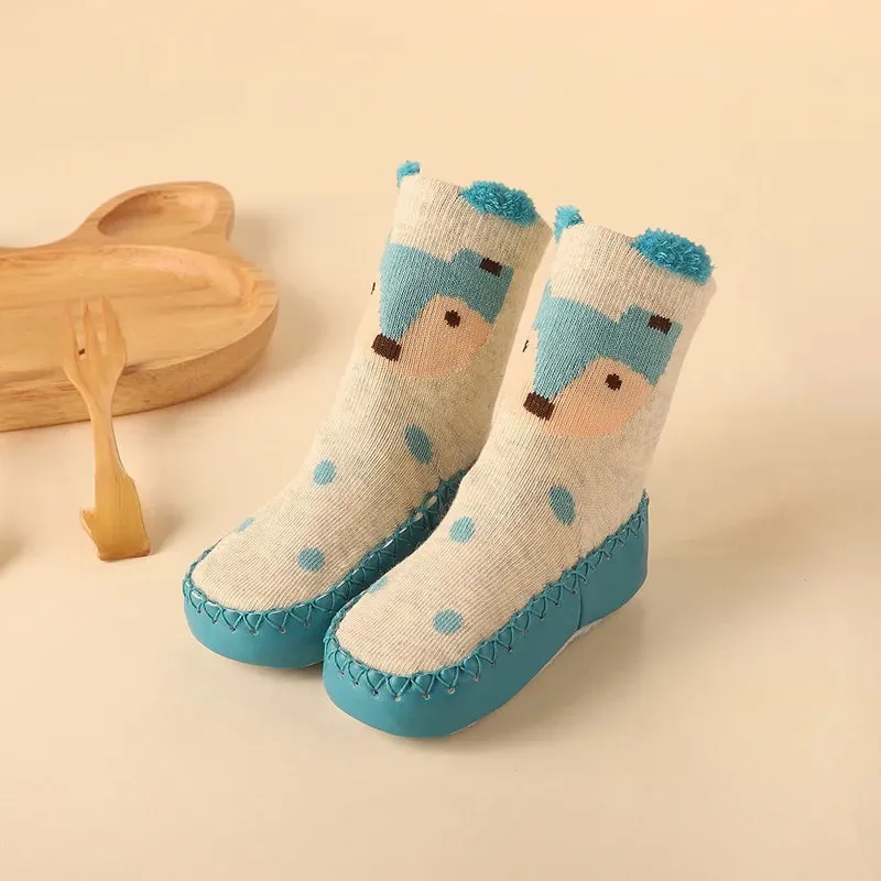 Cartoon Animal Floor Socks