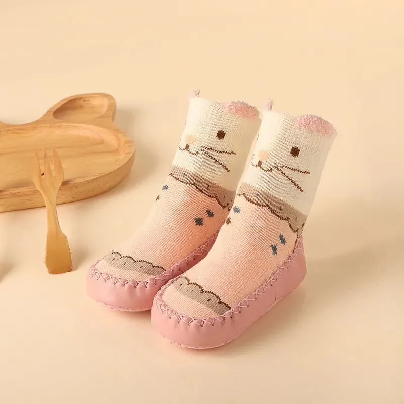 Cartoon Animal Floor Socks