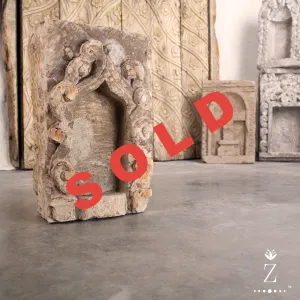 Carved Stone Niche Retable Ledge