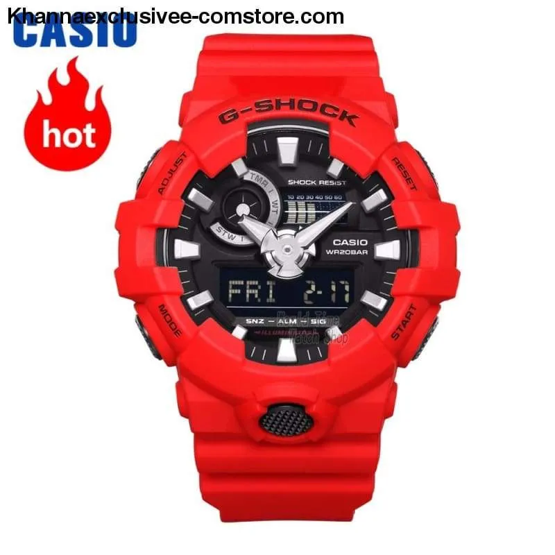 Casio G-SHOCK Men's Quartz Sports Cool Comfortable Resin Strap Waterproof g shock Wrist Watch