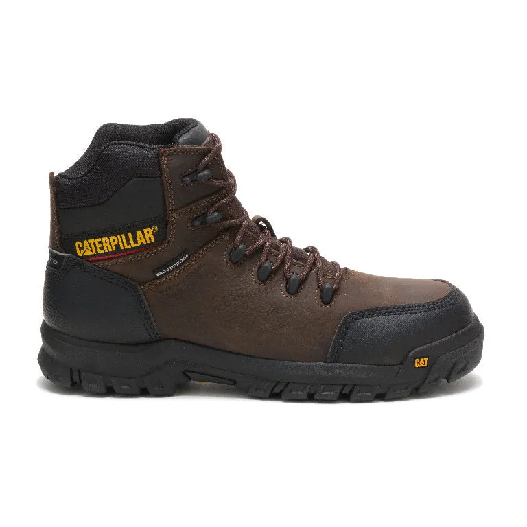 Caterpillar RESORPTION WP CT ASTM F2413-18 P90977 Waterproof Composite Toe Seal Brown Work Boot