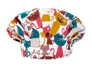 Cats Fashion Bouffant Cap