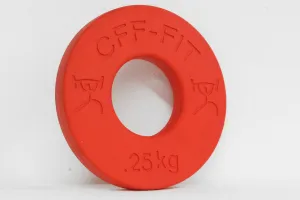 CFF CALIBRATED FRACTIONAL WEIGHT PLATES (KG) - MICRO LOADING