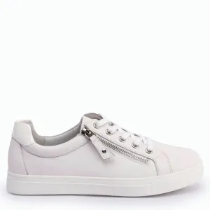 CHARLIE XW - WHITE LEATHER