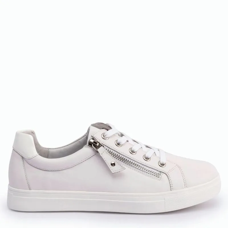CHARLIE XW - WHITE LEATHER