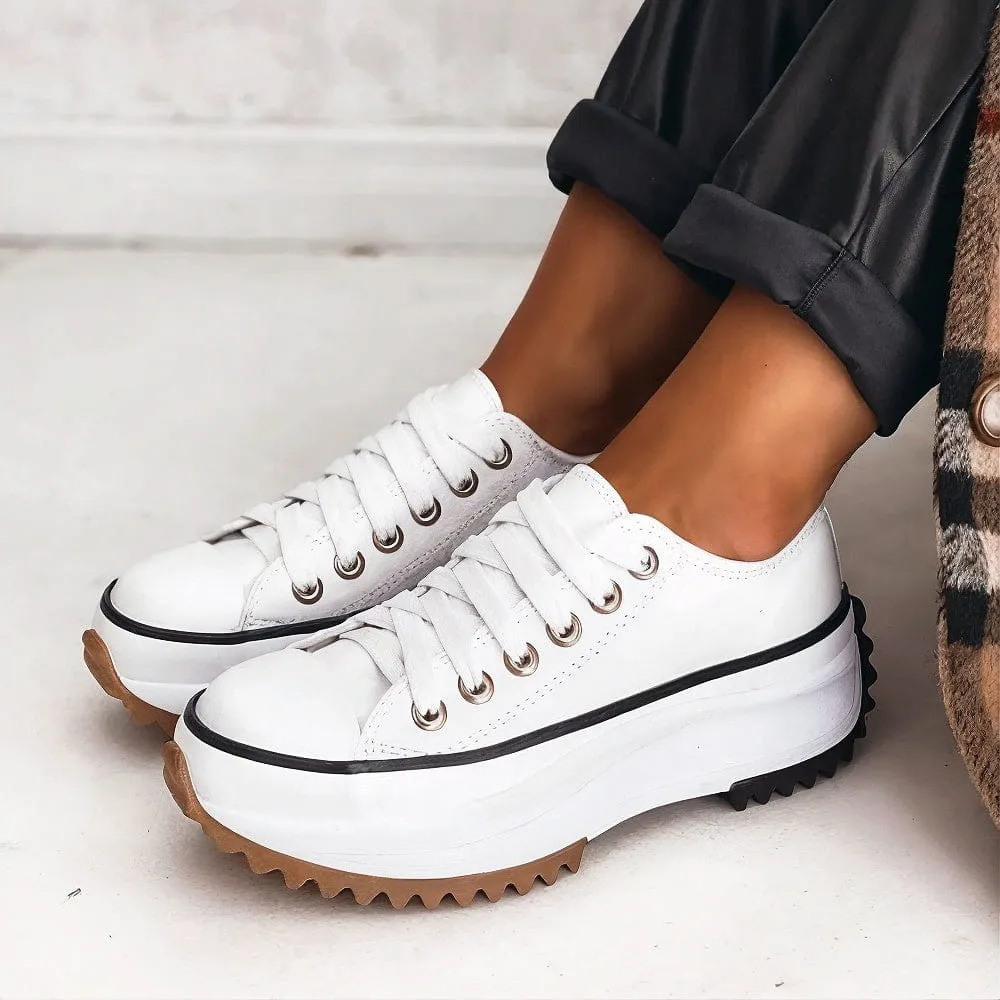 Chiara™ | Comfortable Sneaker with Thick Heel