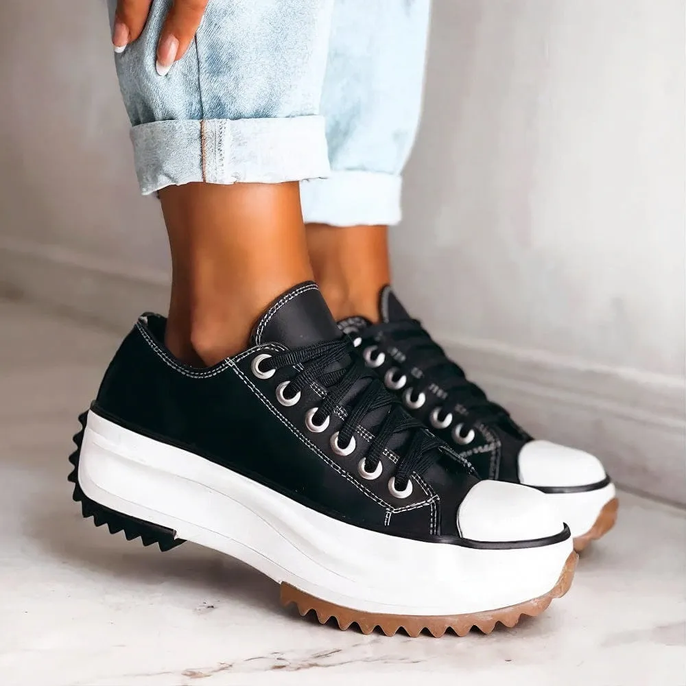 Chiara™ | Comfortable Sneaker with Thick Heel