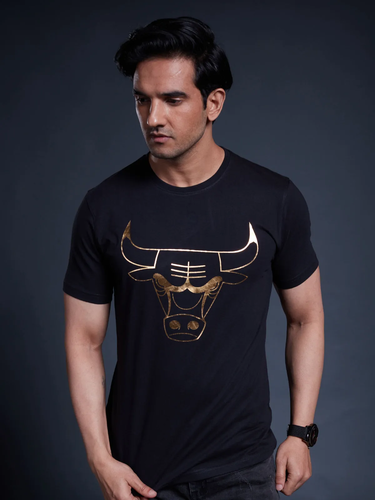 Chicago Bulls Gold Foil T-shirt