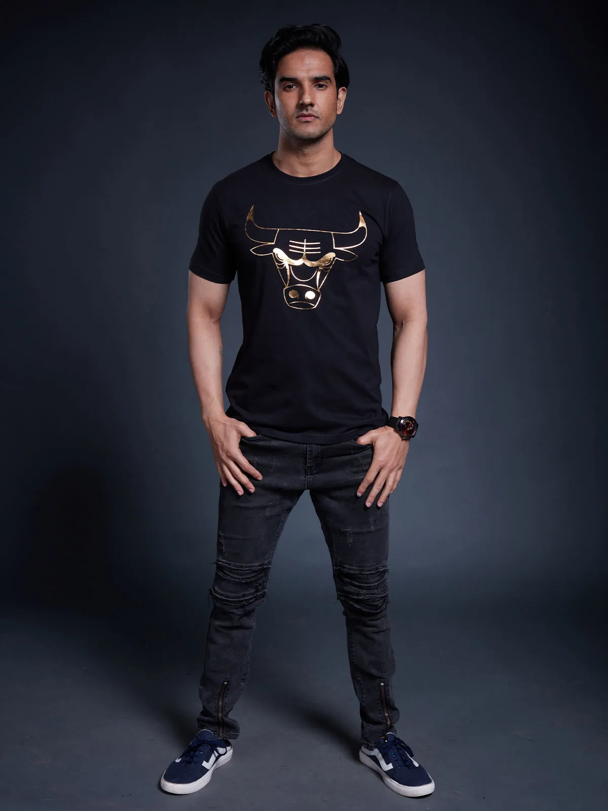 Chicago Bulls Gold Foil T-shirt