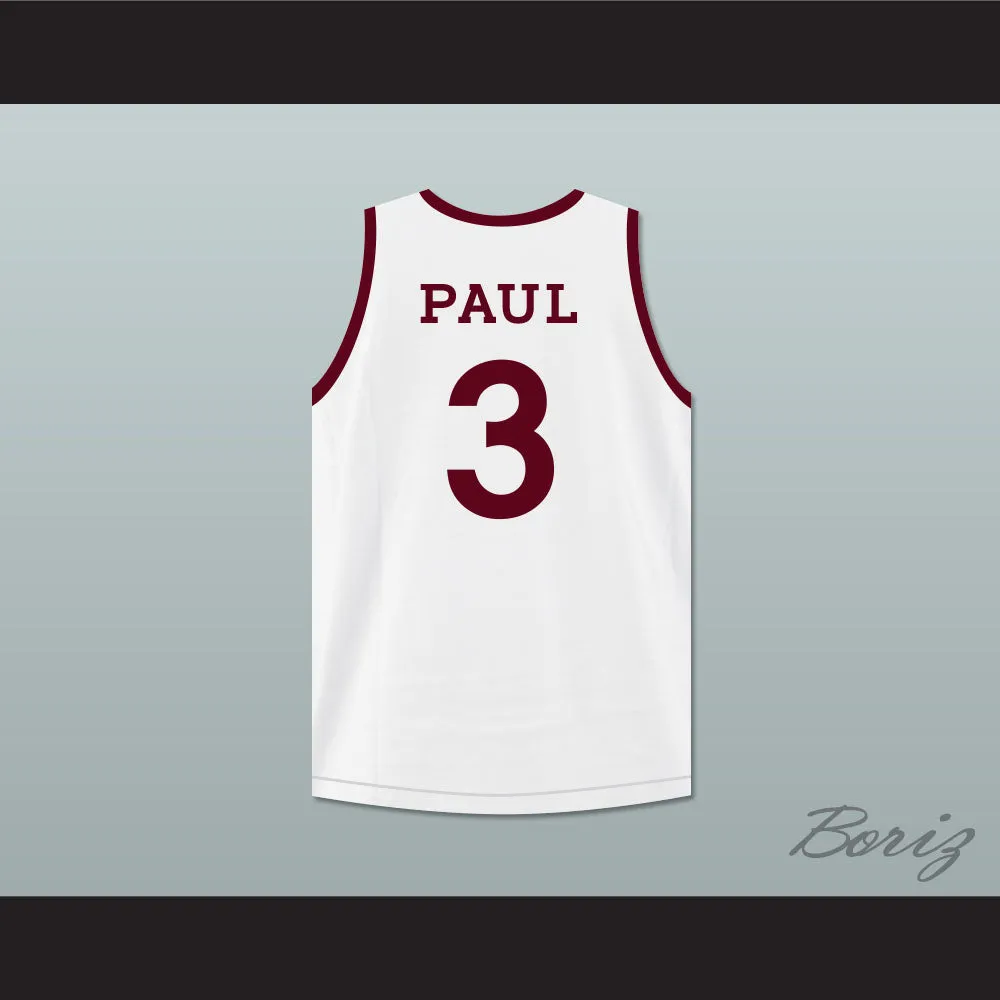 Chris Paul 3 Clifford & Sons White Basketball Jersey