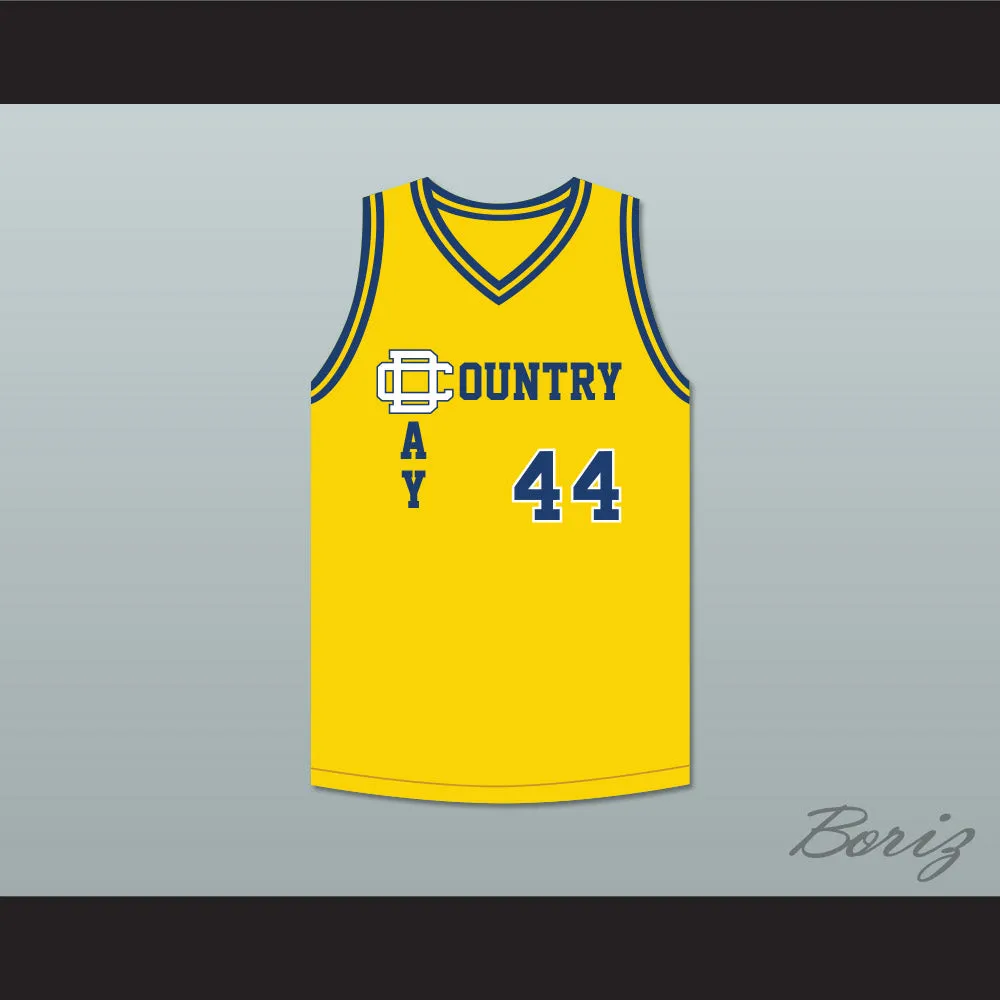 Chris Webber 44 Detroit Country Day School Yellowjackets Yellow Basketball Jersey