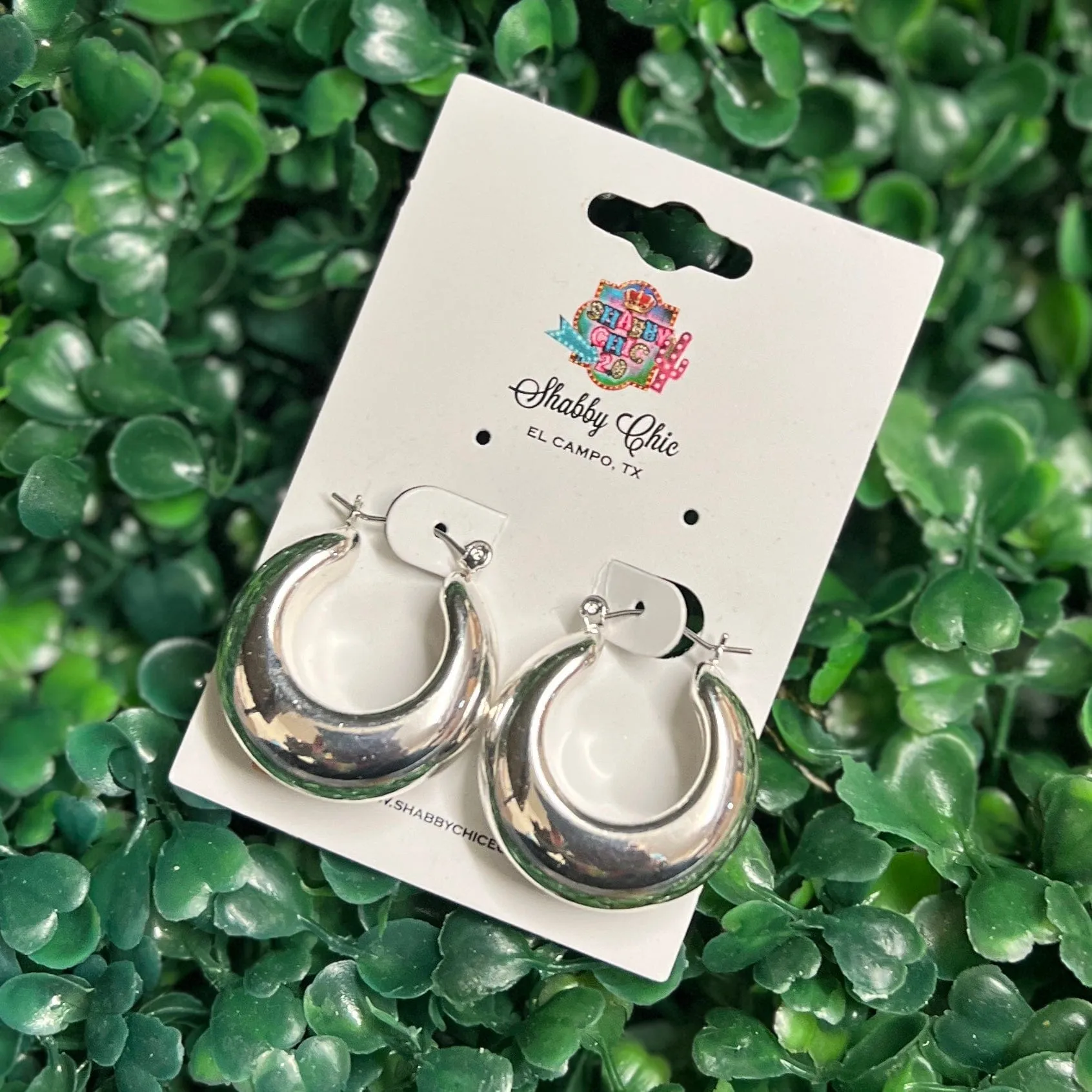 Chunky Hoop Earrings