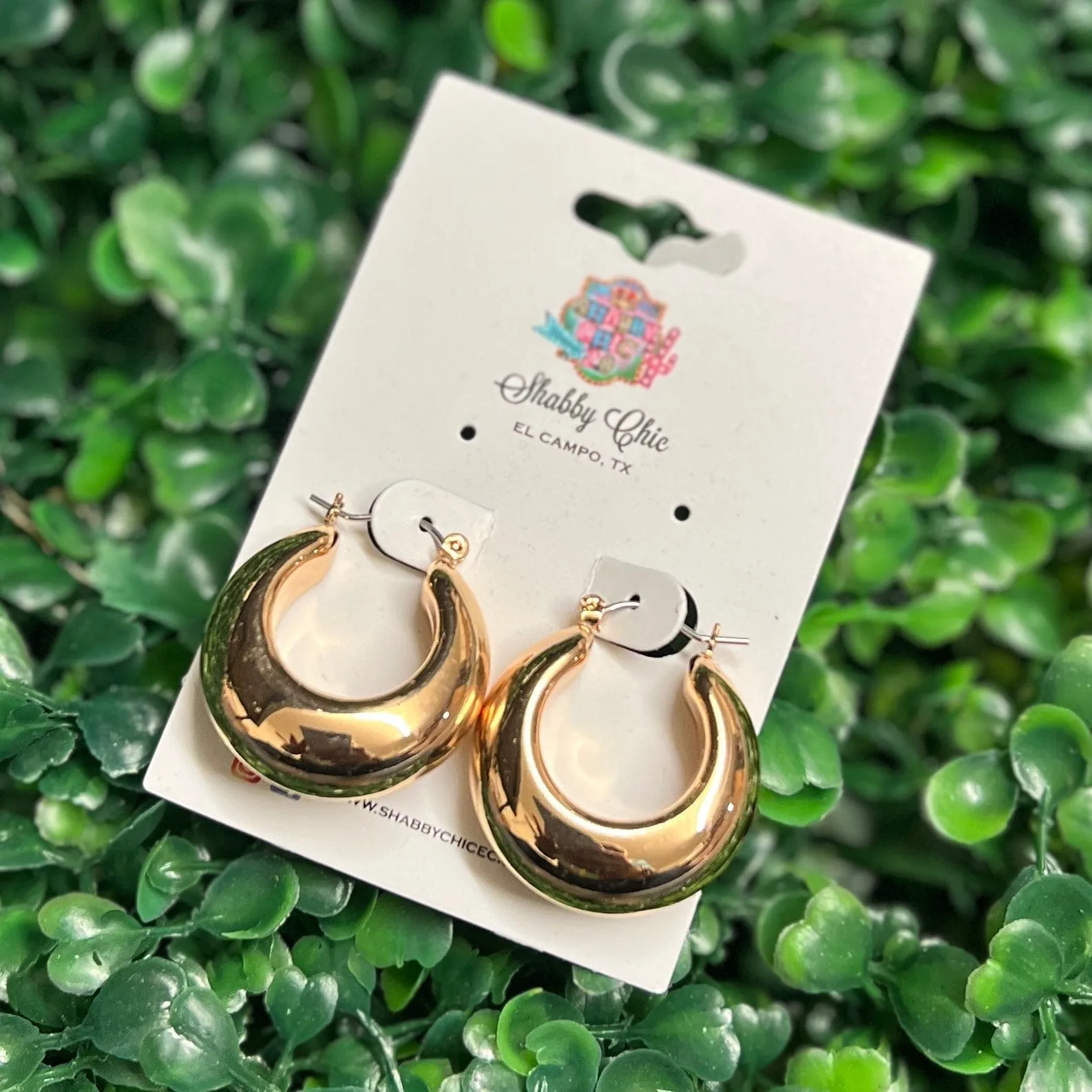 Chunky Hoop Earrings
